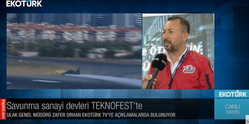 Genel Müdürümüz Zafer Orhan #teknofest2021 Ekotürk Röportajı 22.09.2021